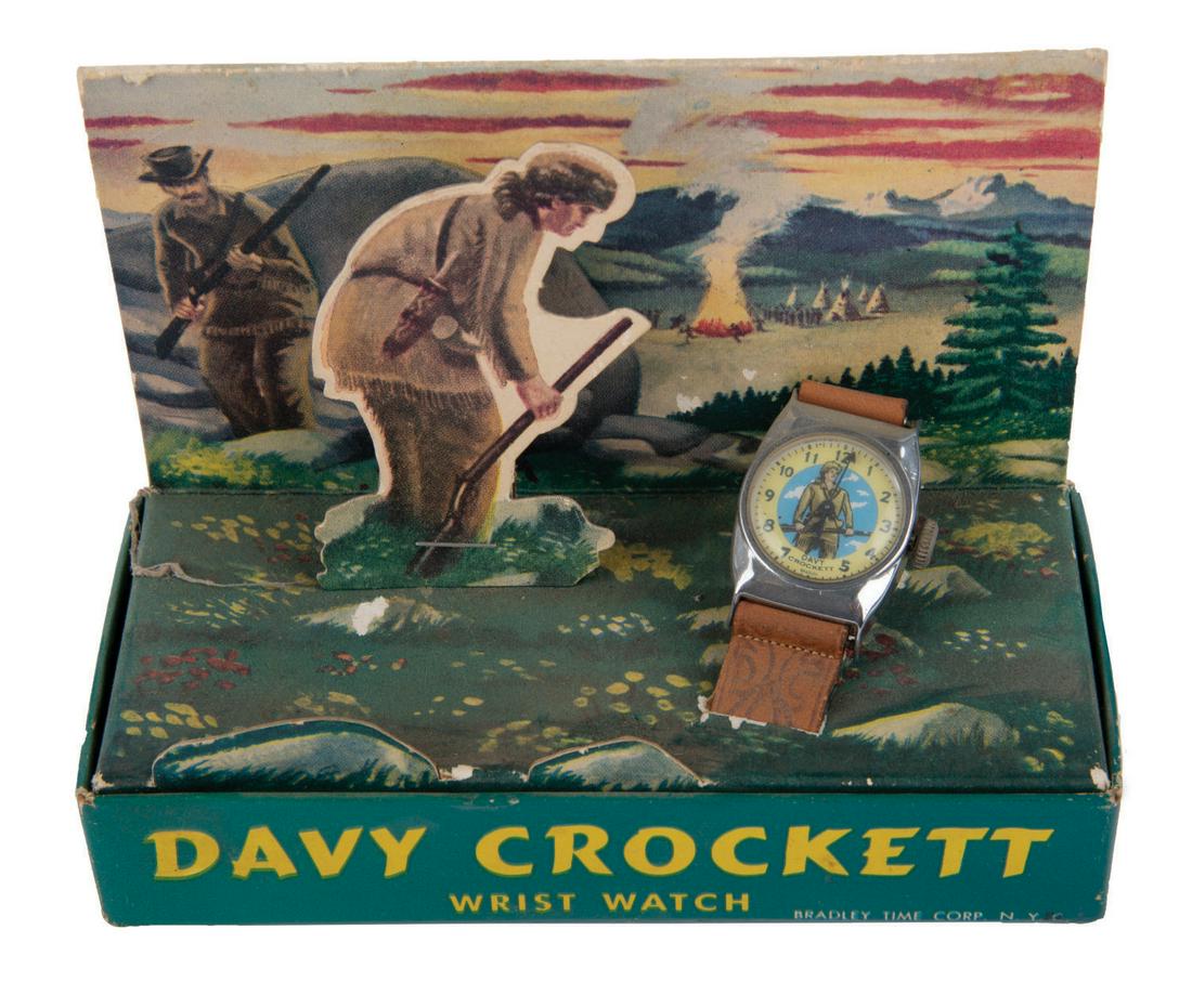 A Pair of Davy Crockett Wristwatches and Display Box. (1 of 4)
