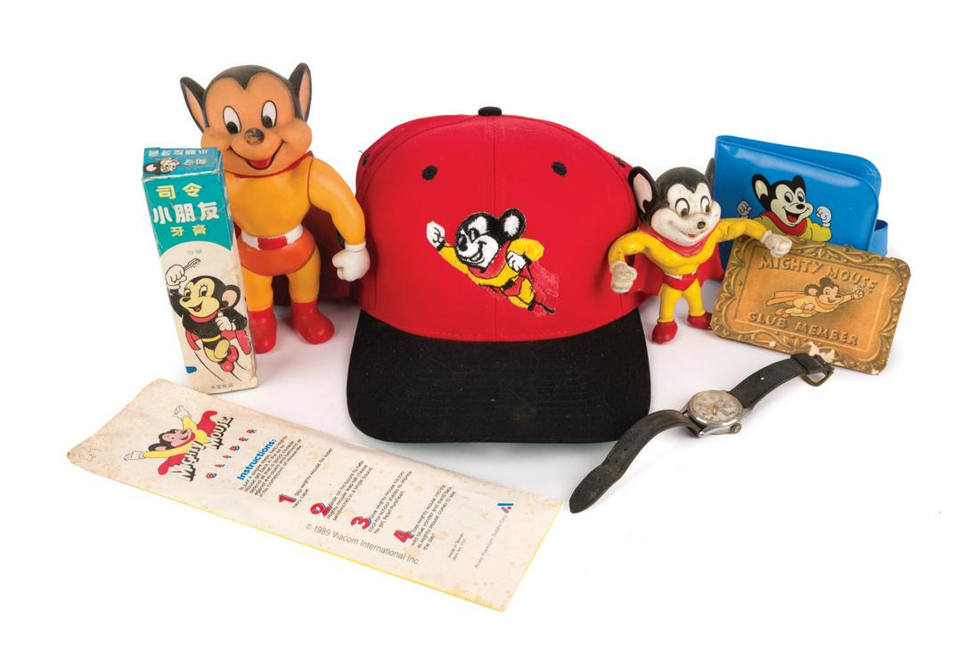 A collection of (8) Mighty Mouse items. (1 of 2)