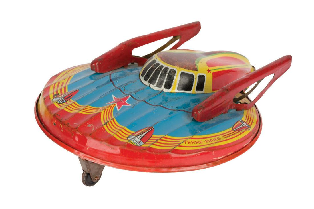 Masudaya Tin Friction Z 101 Flying Saucer Masudaya Tin Friction Z 101 Flying Saucer