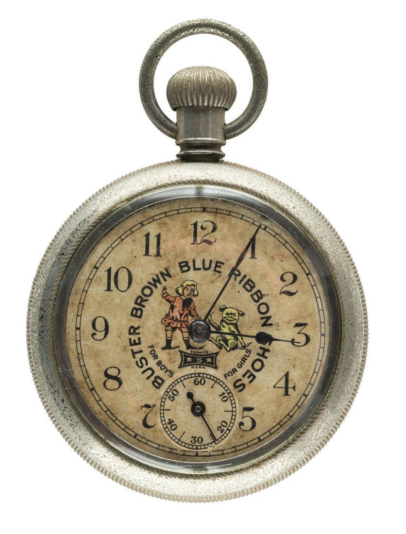 A Buster Brown Pocket Watch with Box. (1 of 2)