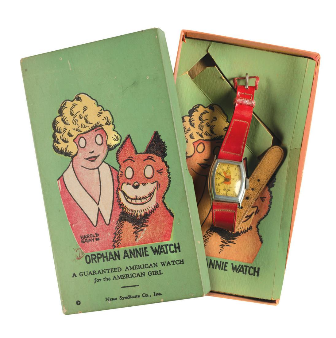 A Little Orphan Annie Wristwatch  with Original Box. (1 of 3)