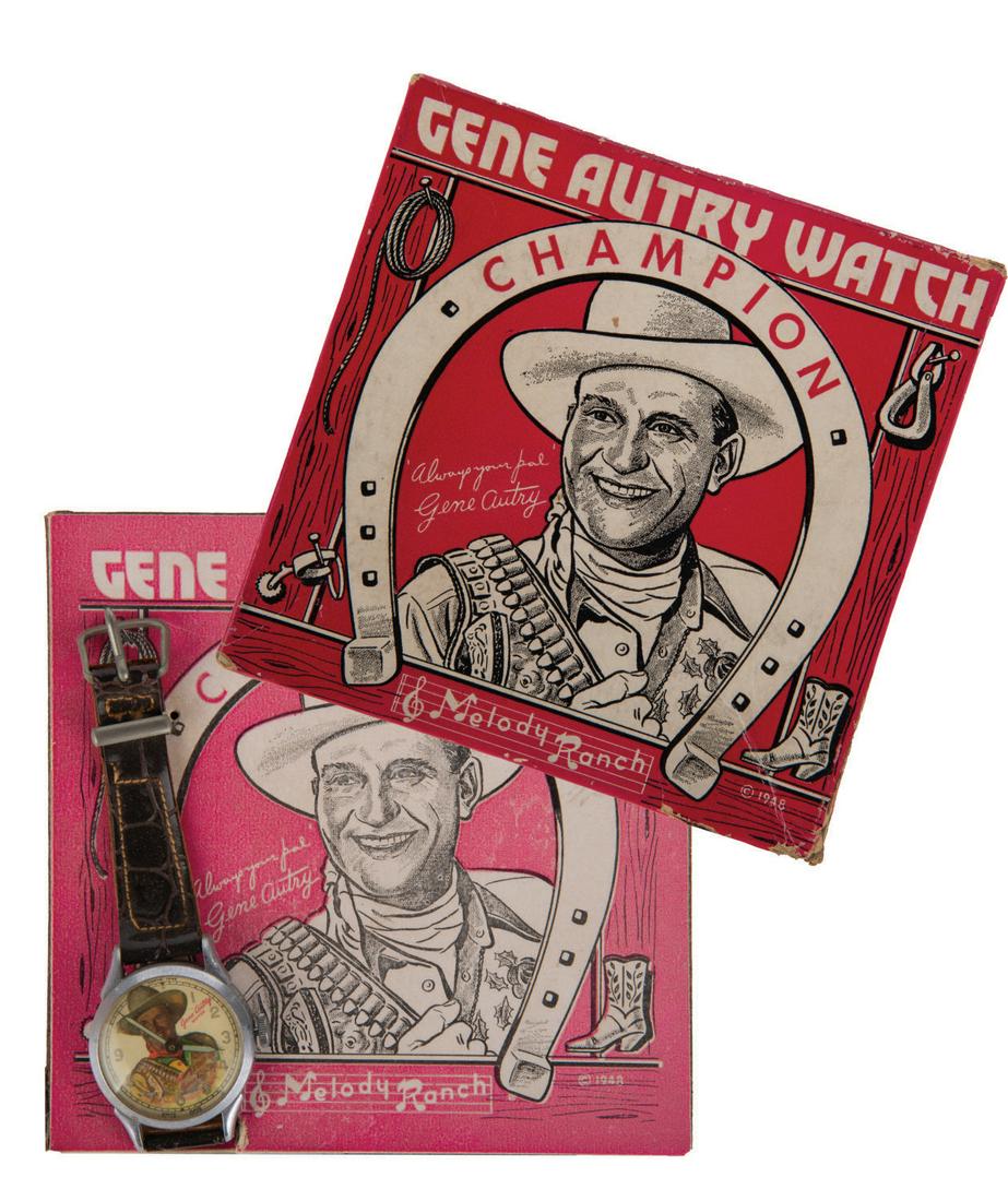 A Gene Autry Wristwatch with Original Box. (1 of 5)