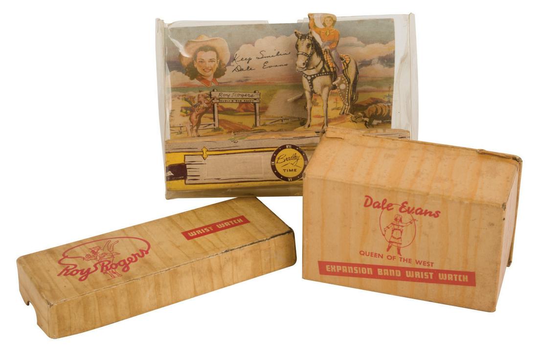 A Pair of Roy Rogers & Dale Evans Watches by Bradley. (1 of 3)