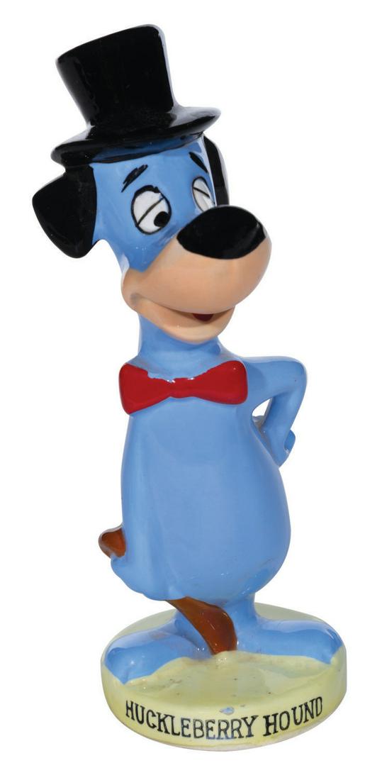A Huckleberry Hound Ceramic Figurine. (1 of 2)