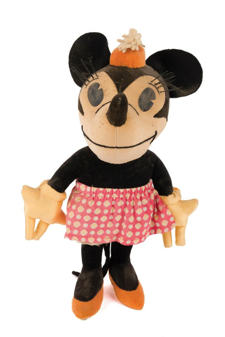 An Extremely Rare Charlotte Clark Minnie Mouse Doll