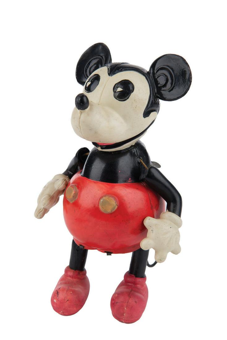 A Large Rambling Mickey Mouse Wind-Up Toy. (1 of 3)
