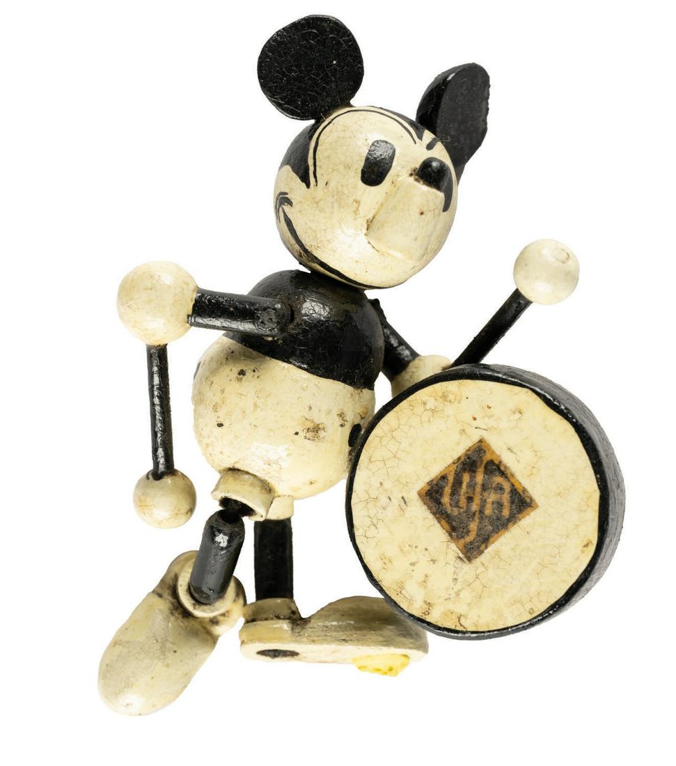A UFA Music-Themed Mickey Wooden Toy Set. (1 of 7)