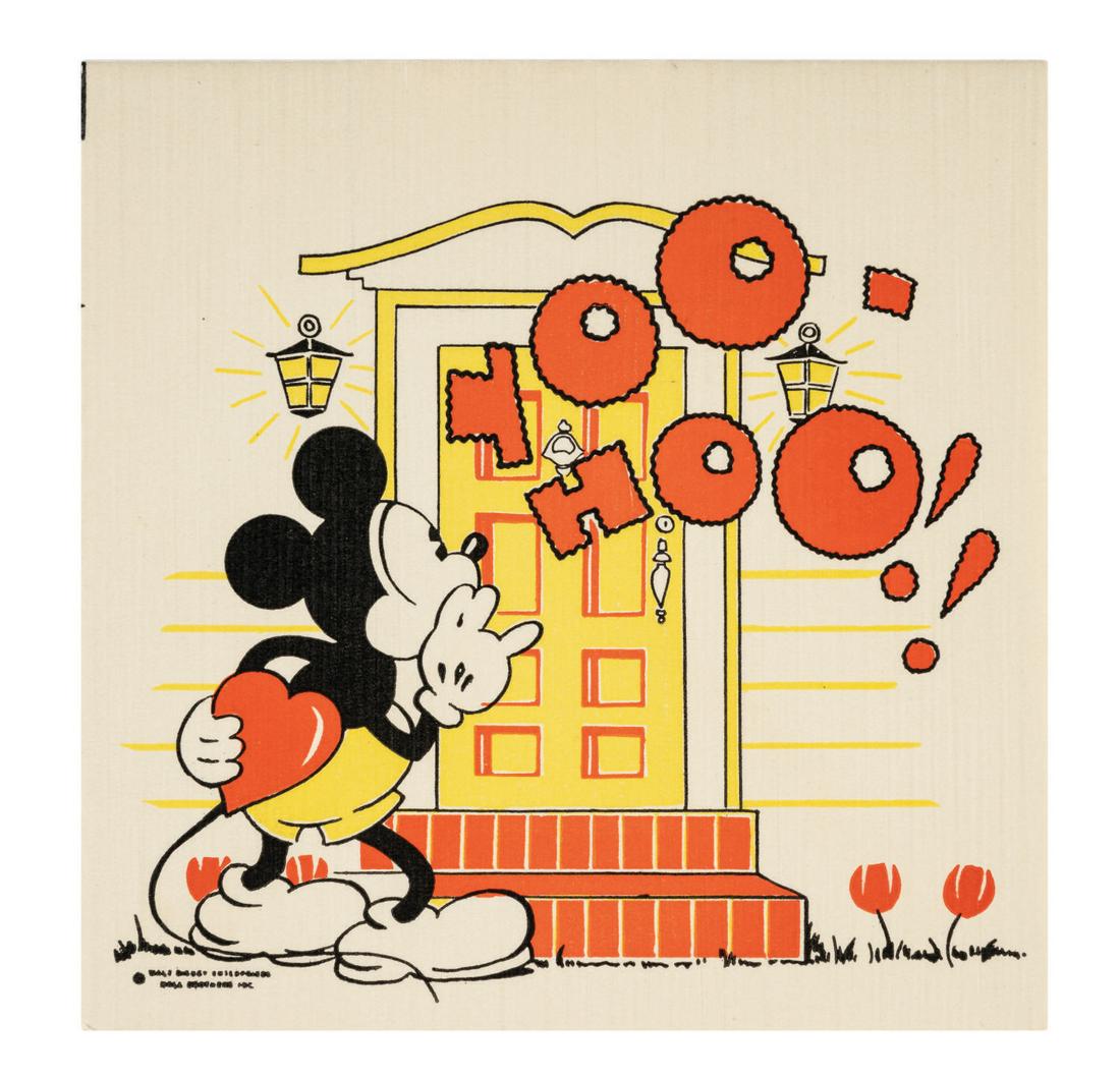 A Mickey Mouse Pop-Up Card by Hall Bros. (1 of 2)