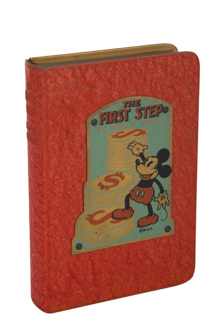 A First Step Mickey Mouse Bank by Automatic Safe. (1 of 2)