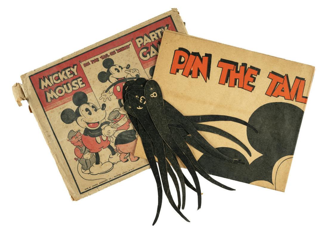 A Pin the Tail on Mickey Mouse Party Game. (1 of 1)