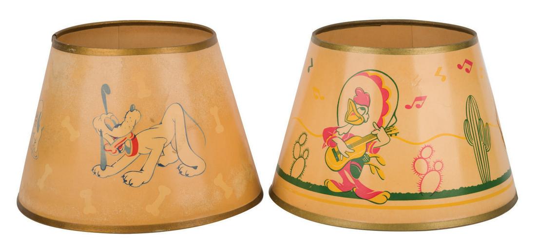 A Rare Pair of Panchito & Pluto Lampshades by Railley. (1 of 3)