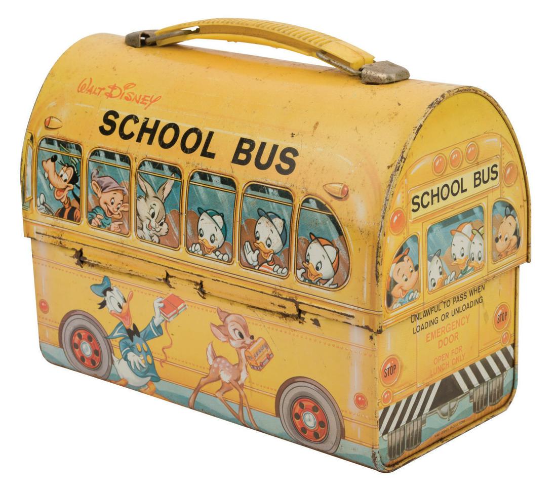 A "Walt Disney's School Bus" Lunch Box. (1 of 2)