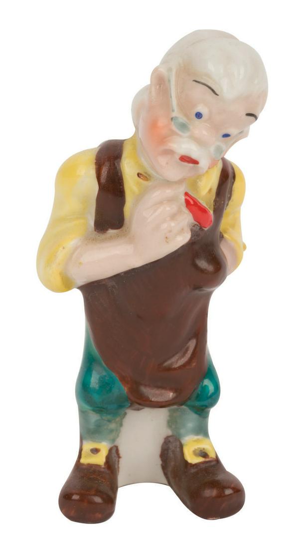 A Rare Geppetto China Toothbrush Holder by Maw. (1 of 3)
