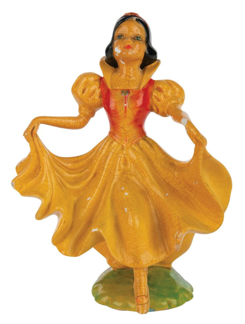 A Snow White Ceramic Figurine by Wade of England. (1 of 2)