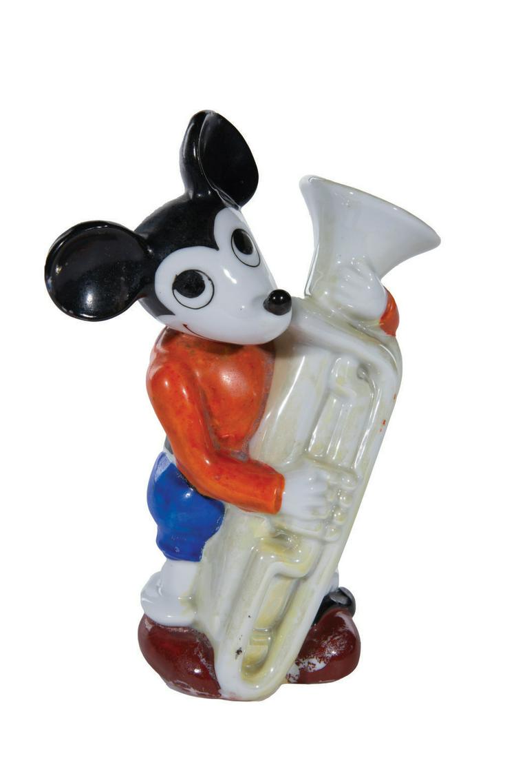 A Large Mickey Mouse Porcelain Figure. (1 of 2)
