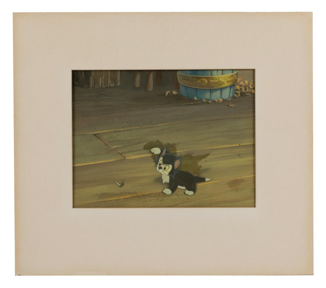 Original Production Cel & Background from "Pinocchio." (1 of 2)
