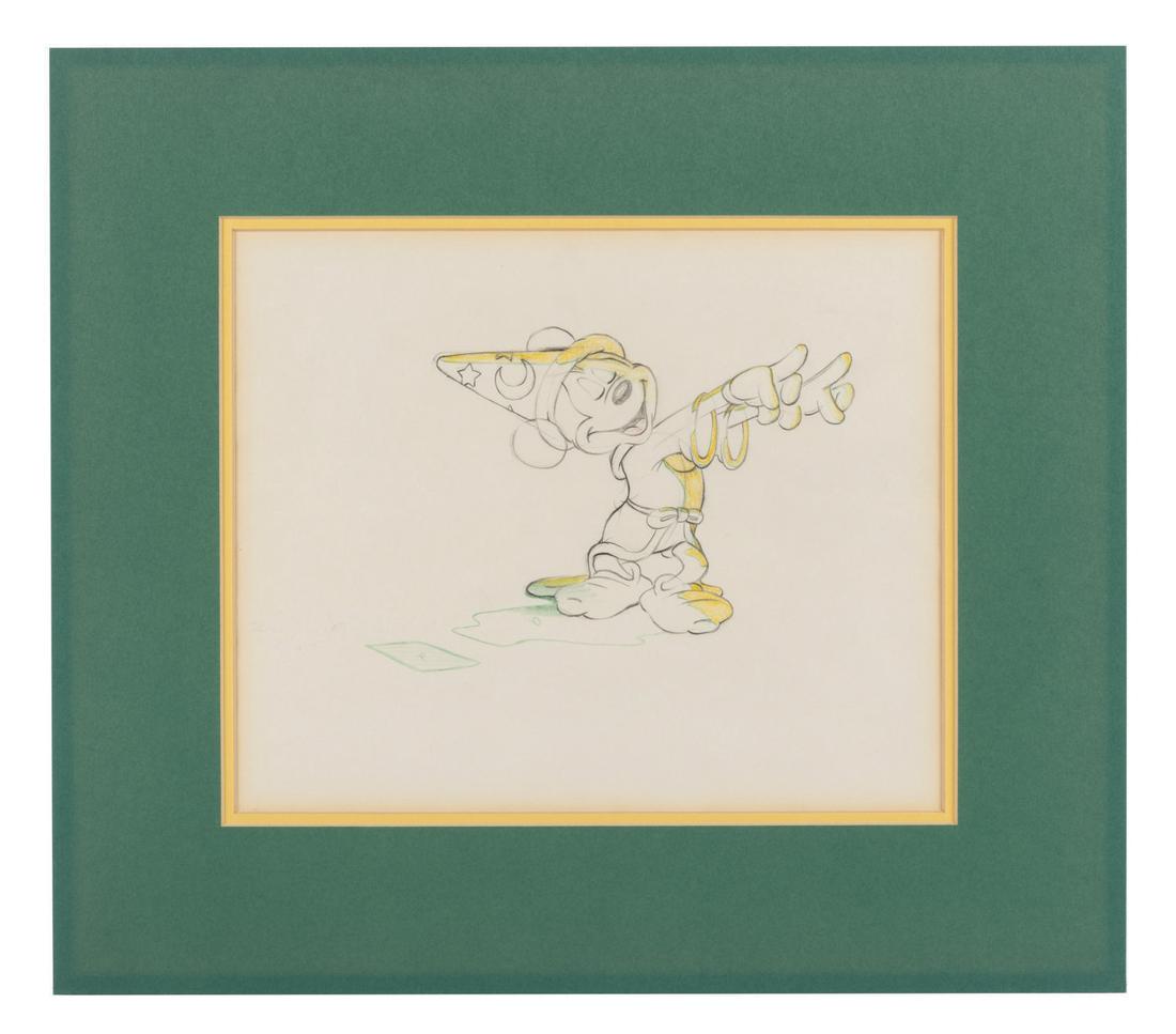 An Original Production Drawing from "Fantasia." (1 of 1)