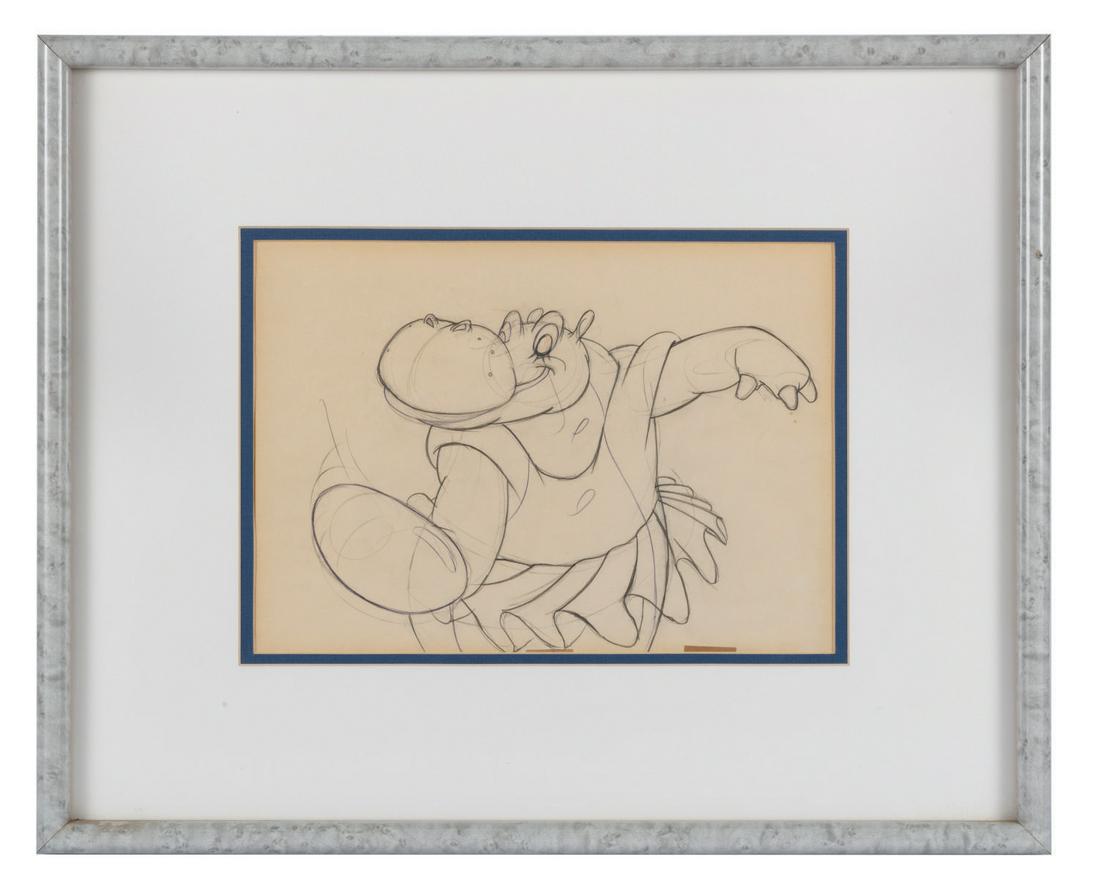 An Original Production Drawing from "Fantasia." (1 of 1)