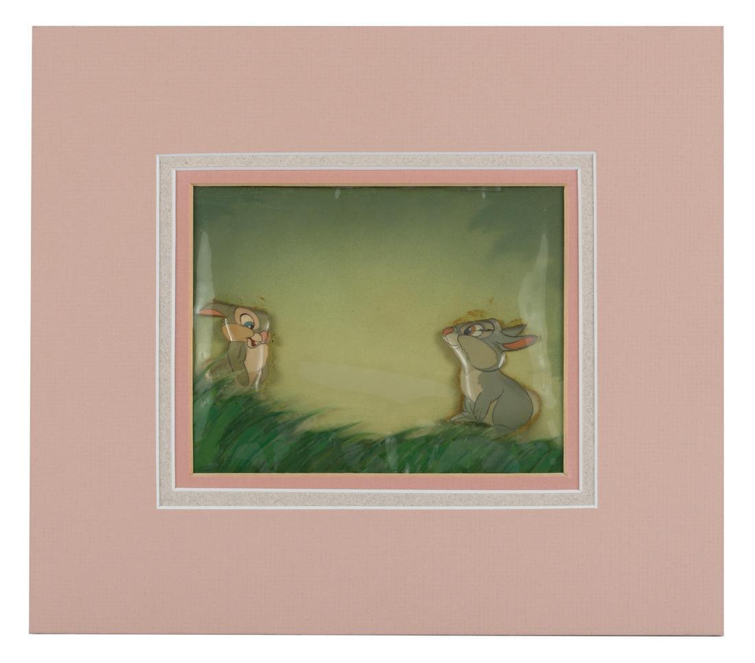 Production Cels of Thumper and Miss Bunny from "Bambi." (1 of 1)