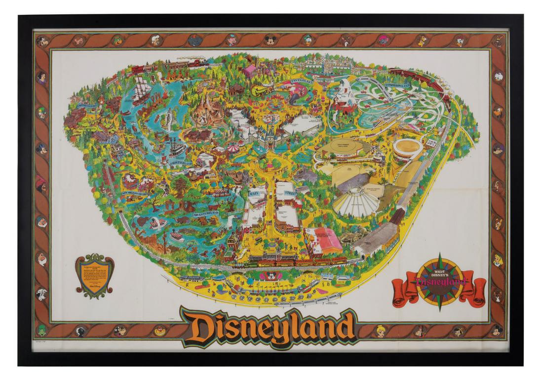 A 1989 Disneyland Souvenir Map. (1 of 1)