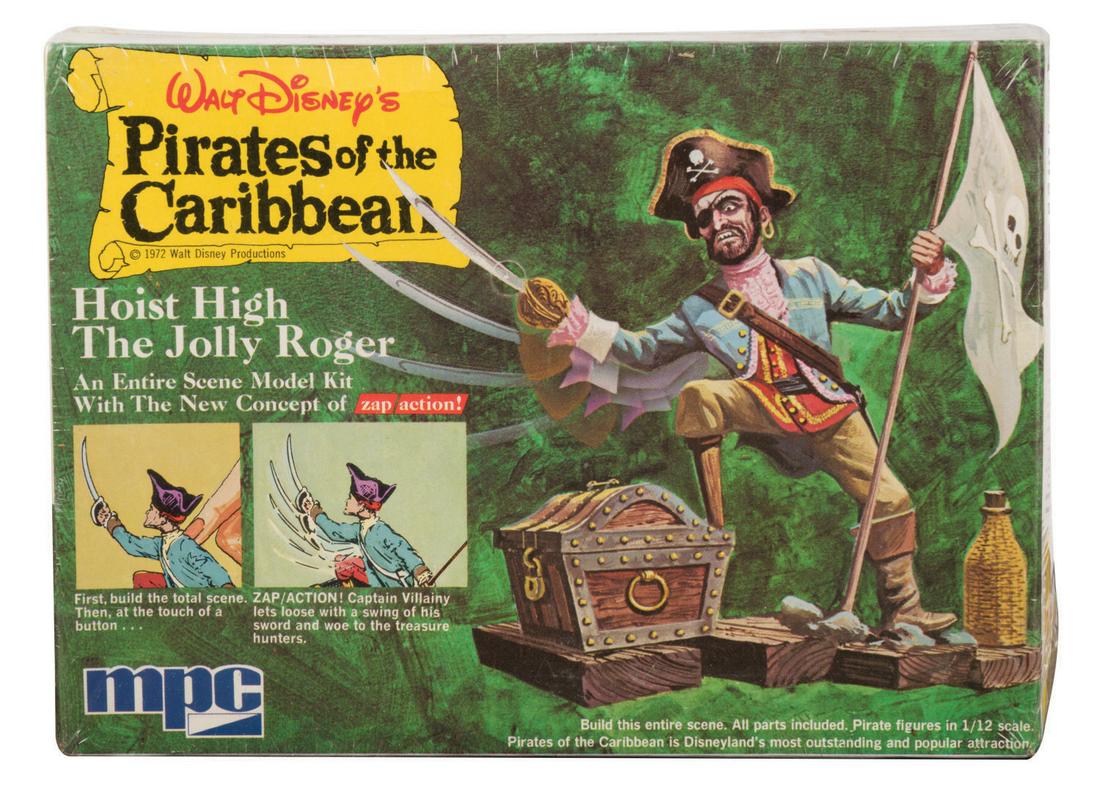 A Pirates of the Caribbean Jolly Roger Model Kit. (1 of 2)