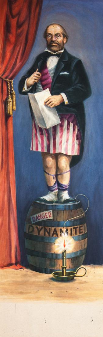 Original Haunted Mansion Dynamite Stretching Portrait. (1 of 2)