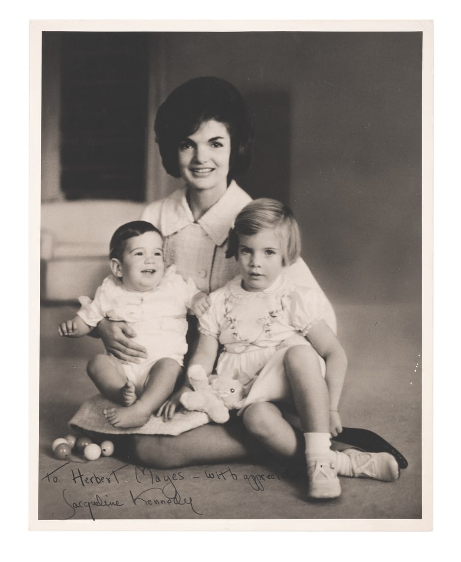 A Jacqueline Kennedy Signed Photo. (1 of 1)