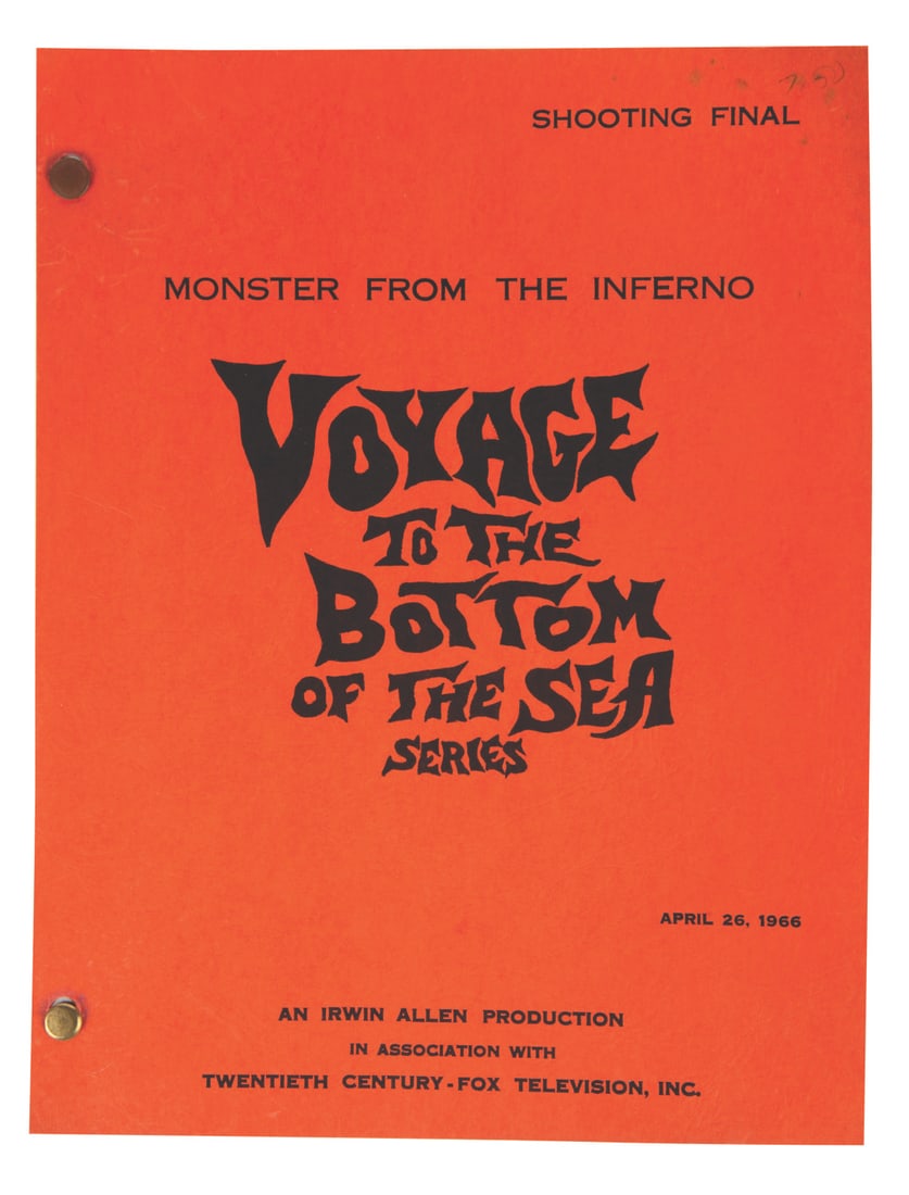 A Voyage to the Bottom of the Sea Series Script. (1 of 3)