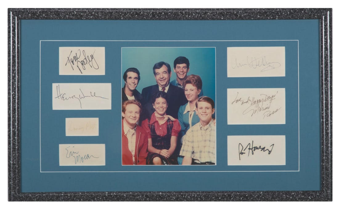 A Collection of Happy Days Cast Autographs. (1 of 3)