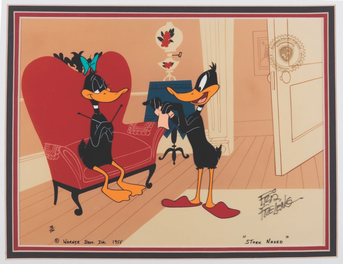 A  "Stork Naked" Signed Limited Edition Cel. (1 of 1)
