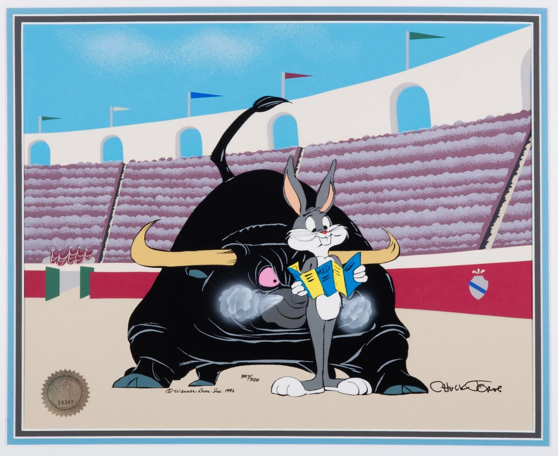 A  "Bugs and Bull III" Signed Limited Edition Cel. (1 of 1)