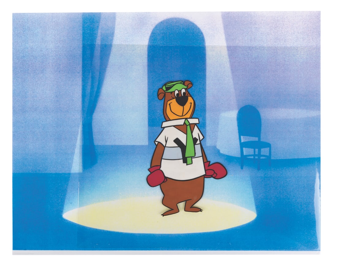 An Original Production Cel of Yogi Bear. (1 of 1)