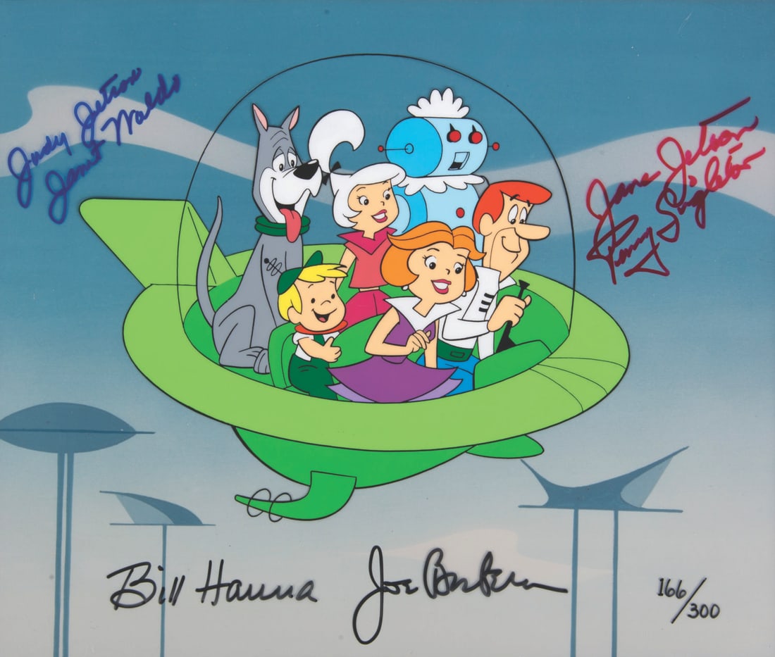 A Multi-Signed Jetsons Limited Edition Cel. (1 of 1)
