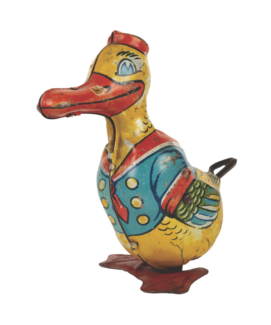A Donald Duck Windup Toy by J. Chein & Co. (1 of 2)