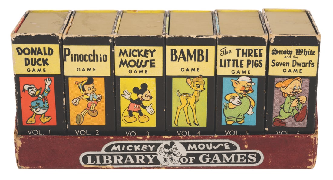 A Mickey Mouse Library of Card Games by Russel's. (1 of 4)