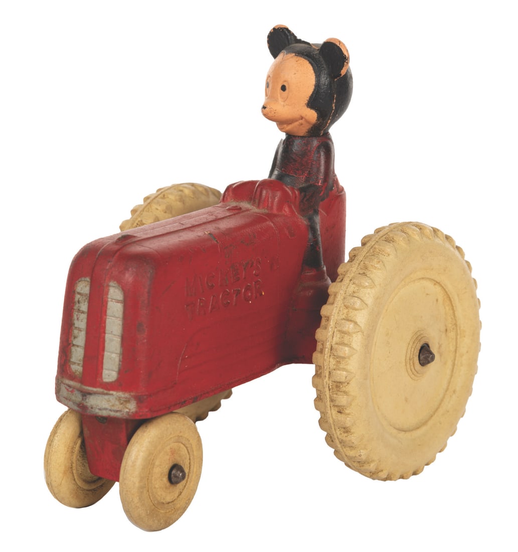 A Disney Mickey Mouse Toy Tractor. (1 of 2)