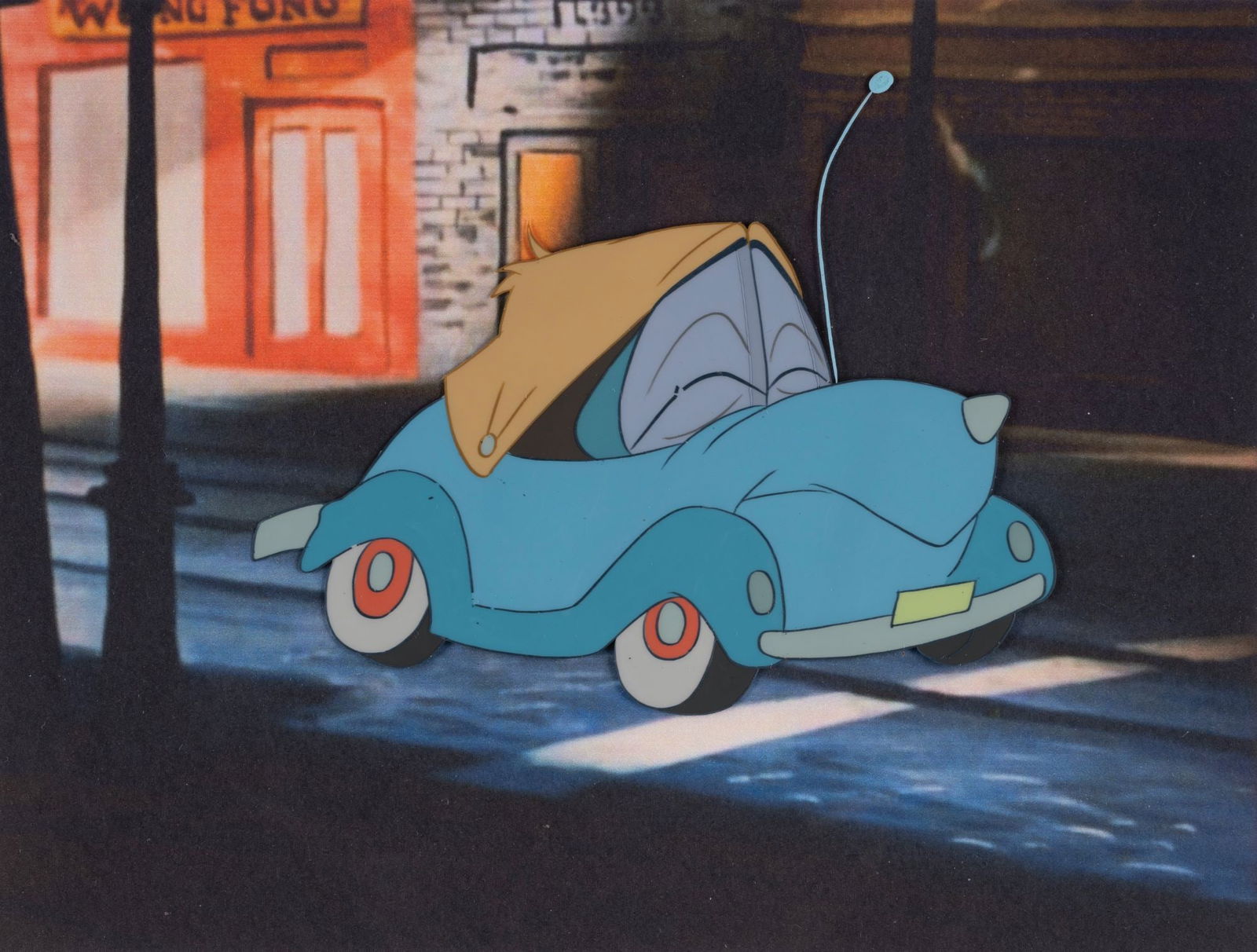 A Production Cel from "Susie The Little Blue Coupe." (1 of 2)