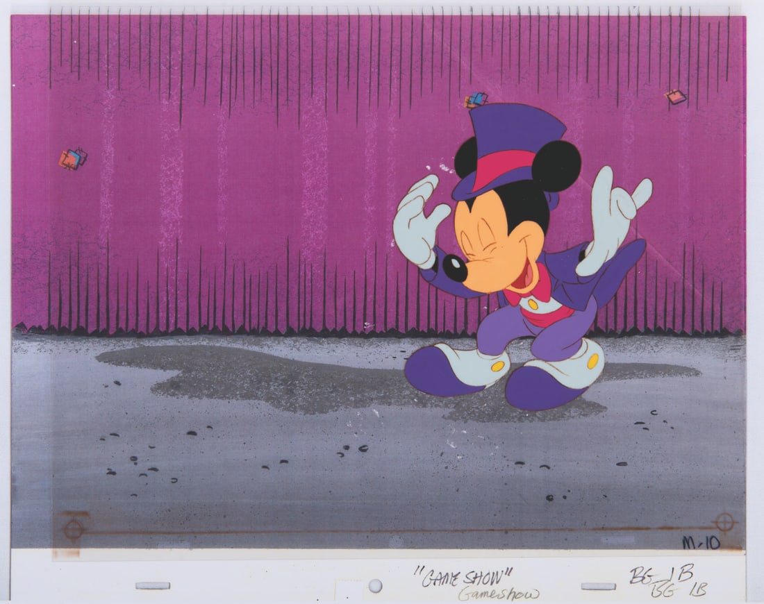 An Original Production Cel of Mickey Mouse. (1 of 2)