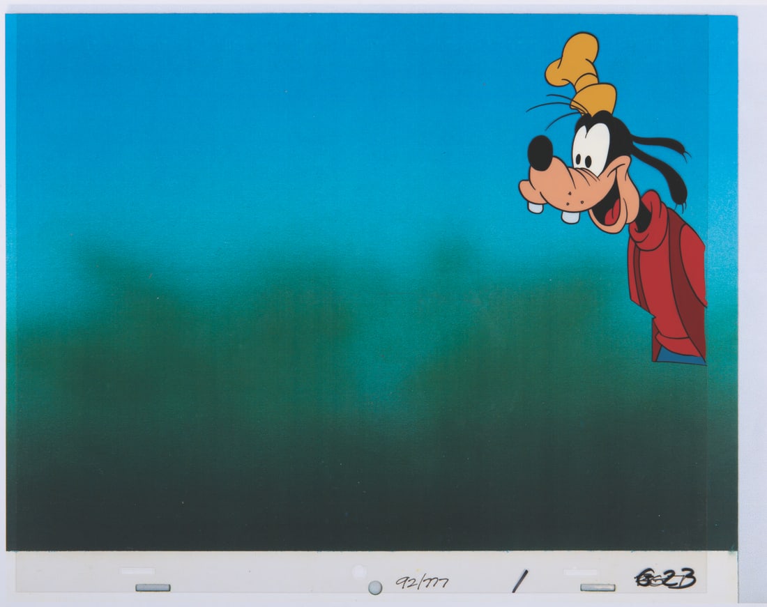 An Original Production Cel of Goofy. (1 of 2)
