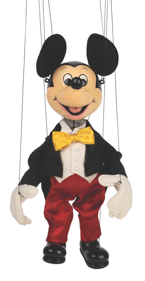A Limited Edition Mickey Mouse Marionette by Bob Baker. (1 of 4)