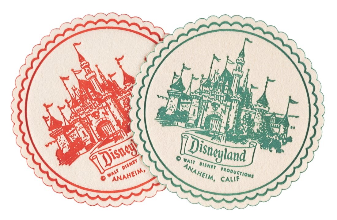 An Original Pair of Red Wagon Inn Coasters. (1 of 2)