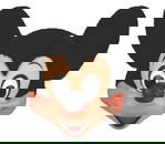 A Mickey Mouse Walk-Around Character Costume Head.