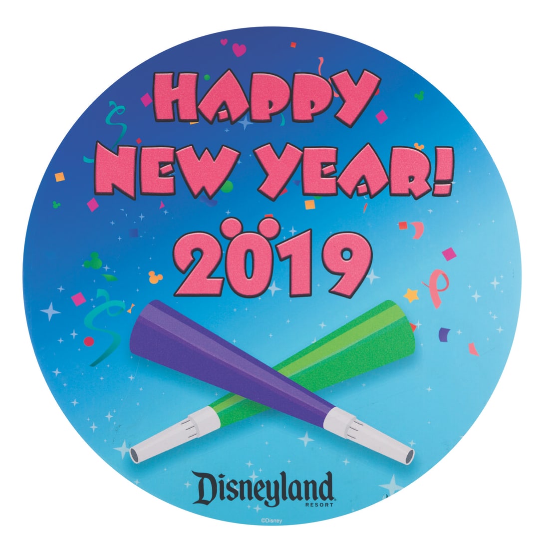 A Disneyland Happy New Year 2019 Sign. Auction
