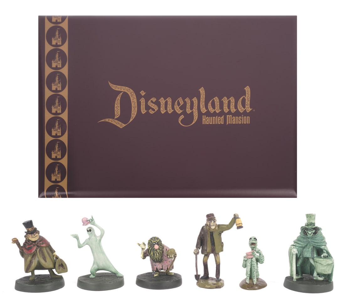 Disneyland 50th Anniversary Haunted Mansion Pewter Set. (1 of 4)