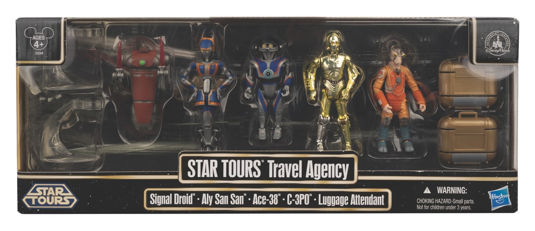 A Star Tours Travel Agency Action Figure Set. (1 of 2)