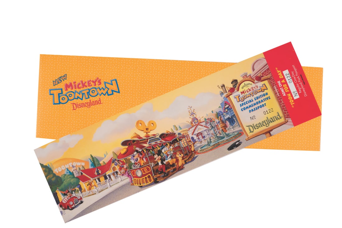 A Mickey's Toontown Commemorative Passport. (1 of 4)