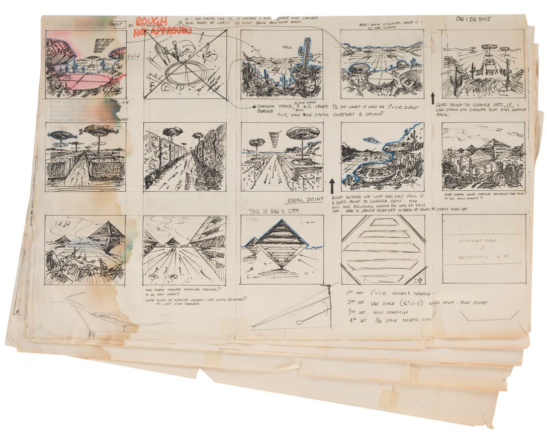 A Set of Horizons Storyboards. (1 of 6)