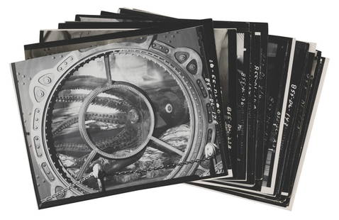Rare 20,000 Leagues Under the Sea Disneyland Photos.: (Disneyland, 1955) A collection of 19 rare photos of the 20,000 Leagues Under the Sea Walk-Thru Exhibit at Disneyland. Dated from August to October of 1955, these prints offer views of the beloved att