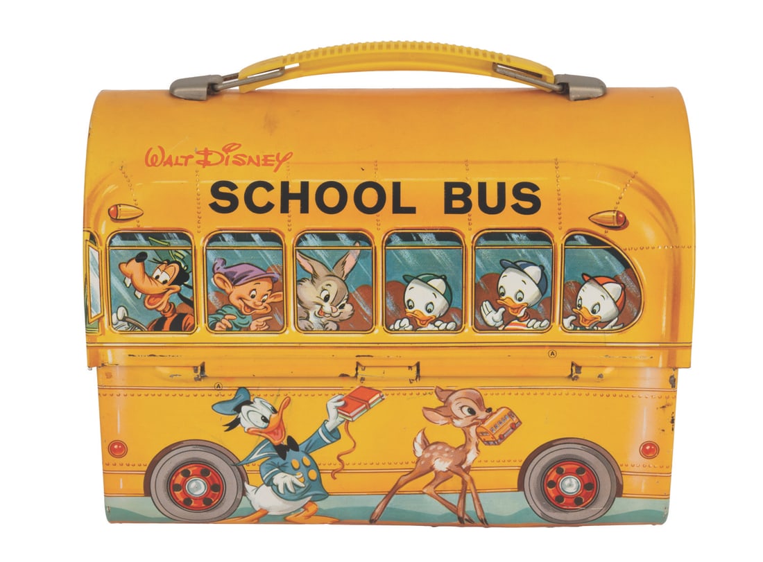 A "Walt Disney’s School Bus" Lunch Box. (1 of 5)