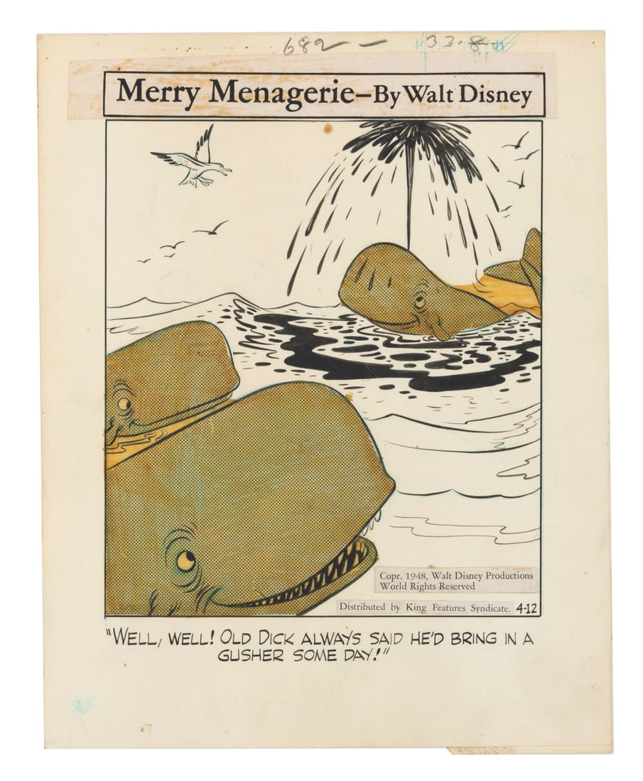 Original Art for the Merry Menagerie Daily Comic. (1 of 1)